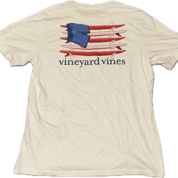 Vineyard vines, red, white, and blue men’s shirt size large - Picture 2 of 2